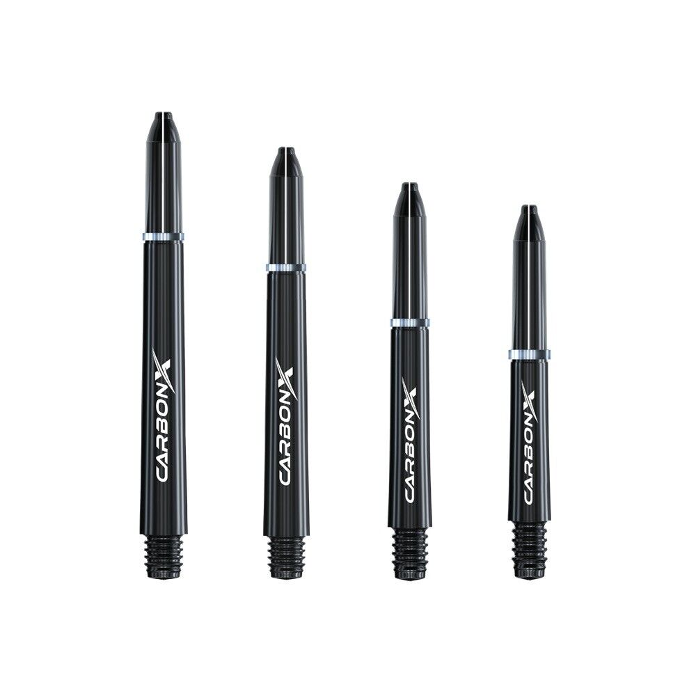 Winmau Carbon Fibre Dart Shafts Siyah - Short