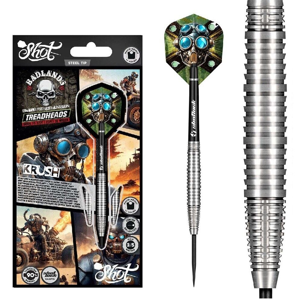 Shot Badlands Krush % 90 Tungsten Çelik Uçlu Dart Oku