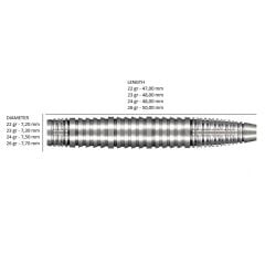 Shot Badlands Krush % 90 Tungsten Çelik Uçlu Dart Oku