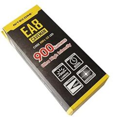 Nitecore EA8 Caveman 900 Lümen Siyah Fener