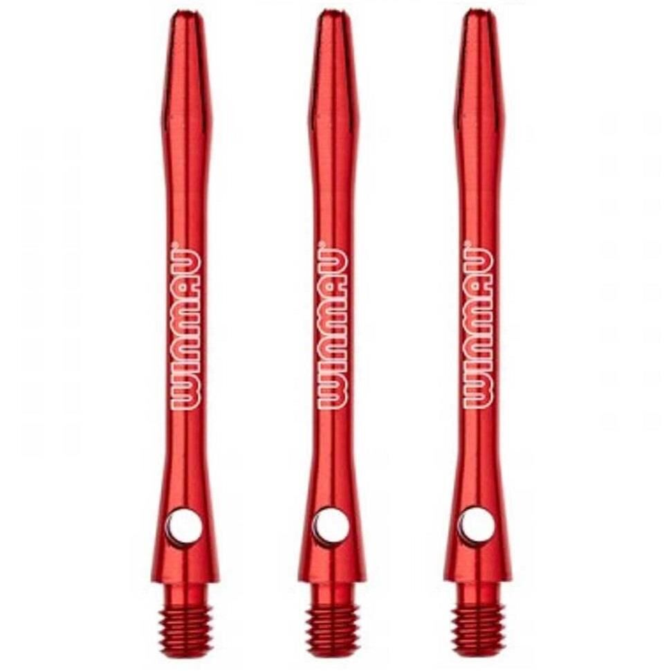 Winmau Laser Etched Aluminium Dart Shafts Kırmızı - Medium