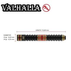 Winmau Valhalla % 85-95 Tungsten Çelik Uçlu Dart Oku