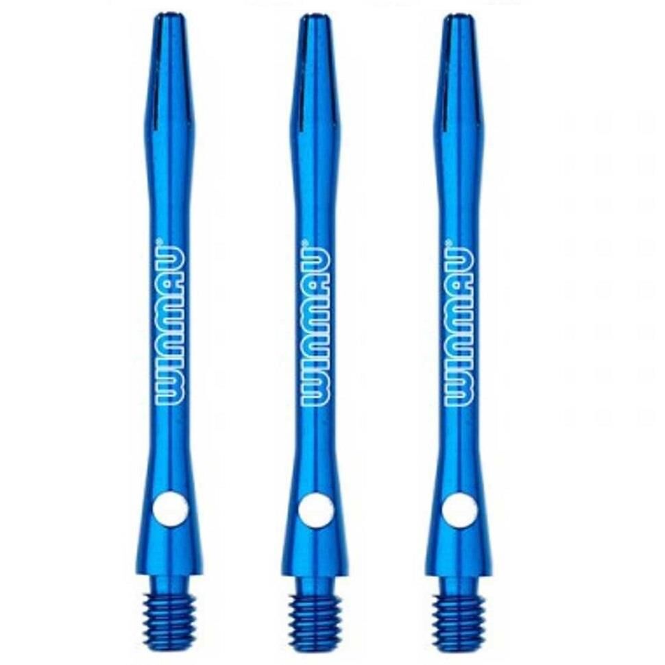 Winmau Laser Etched Aluminium Dart Shafts Mavi - Medium