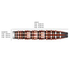 Shot Badlands Rustin % 90 Tungsten Çelik Uçlu Dart Oku