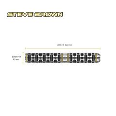 Winmau Steve Brown 24 gr %90 Tungsten Dart Oku