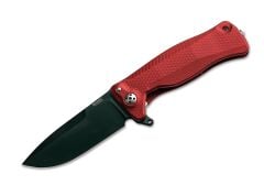 Lionsteel SR11A RB Alüminyum Kırmızı Sap Siyah Namlu Çakı