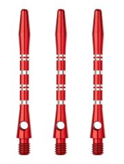 Winmau Anodised Aluminium Re-Grooved Type A Dart Shafts Kırmızı - Short