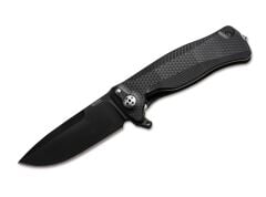 Lionsteel SR11A BB Alüminyum Siyah Sap Siyah Namlu Çakı