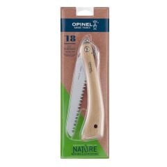 Opinel Kayın Saplı No 18 Katlanır Çelik Testere - Karbon Kaplama