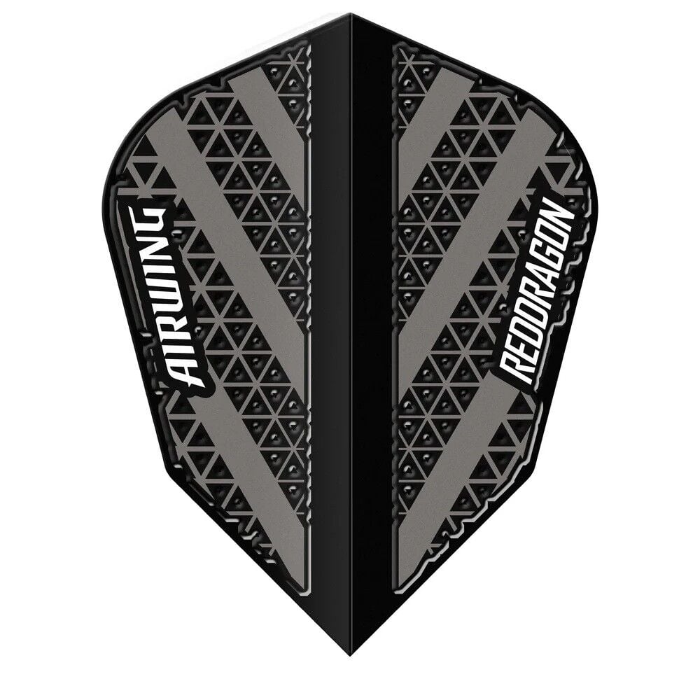 Red Dragon Airwing Moulded Black&Grey V-Standart Dart Flight