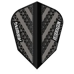 Red Dragon Airwing Moulded Black&Grey V-Standart Dart Flight