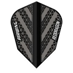Red Dragon Airwing Moulded Black&Grey V-Standart Dart Flight