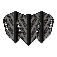 Red Dragon Airwing Moulded Black&Grey V-Standart Dart Flight