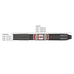 Target Gabriel Clemens 95K % 95 Tungsten SP Çelik Uçlu Dart Oku