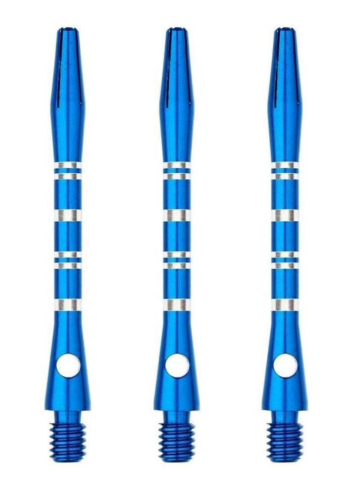 Winmau Anodised Aluminium Re-Grooved Type A Dart Shafts Mavi - Short