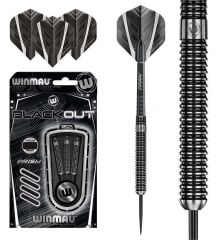 Winmau BlackOut %90 Tungsten Çelik Uçlu Dart Oku