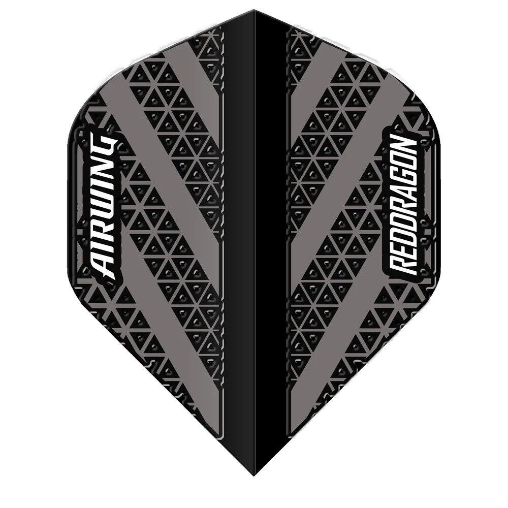Red Dragon Airwing Moulded Black&Grey Standart Dart Flight