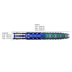Shot Celt Merlin % 95 Tungsten Çelik Uçlu Dart Oku