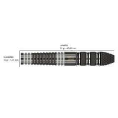Target RVB 95 X Echo % 95 Tungsten SP Çelik Uçlu Dart Oku