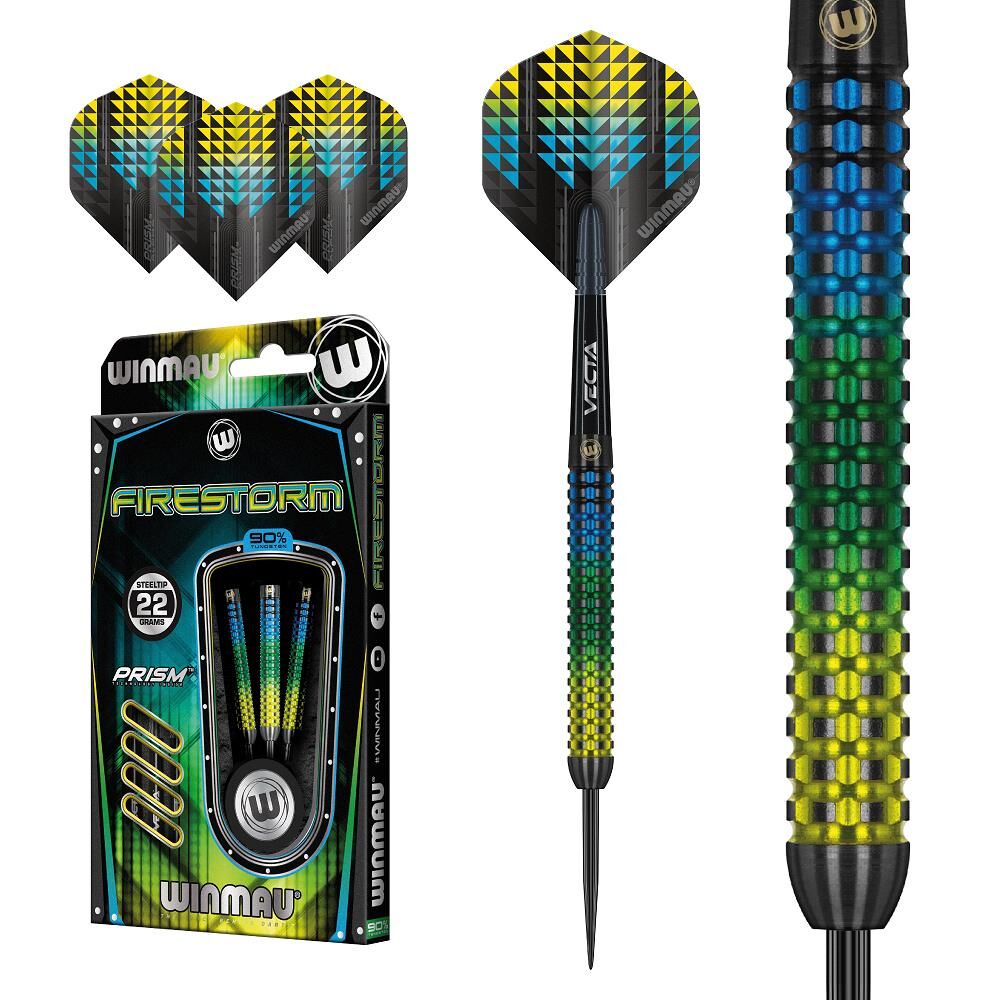 Winmau Firestorm % 90 Tungsten 22 gr Çelik Uçlu Ok