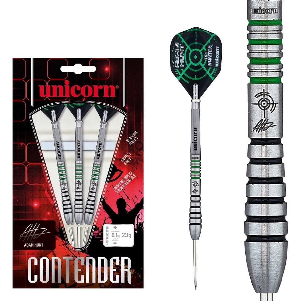 Unicorn Adam Hunt % 90 Tungsten Contender Çelik Uçlu Dart Oku
