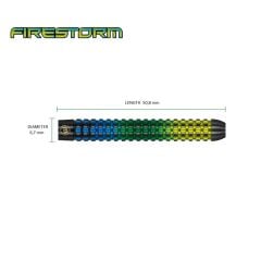 Winmau Firestorm % 90 Tungsten 24 gr Çelik Uçlu Ok