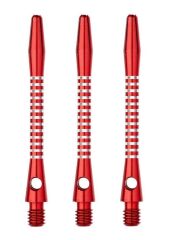 Winmau Anodised Aluminium Re-Grooved Type B Dart Shafts Kırmızı - Short
