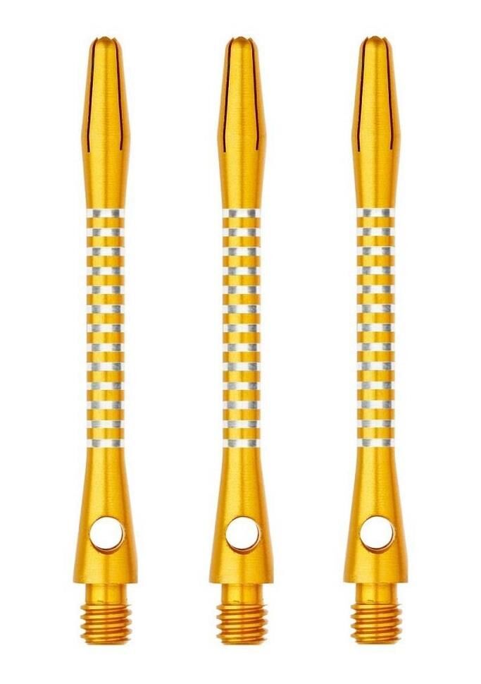 Winmau Anodised Aluminium Re-Grooved Type B Dart Shafts Sarı - Medium