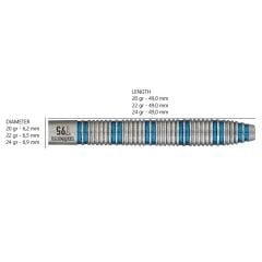 Unicorn T95 Core XL Blue Type 1 % 95 Tungsten Çelik Uçlu Dart Oku