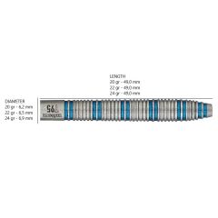 Unicorn T95 Core XL Blue Type 1 % 95 Tungsten Çelik Uçlu Dart Oku