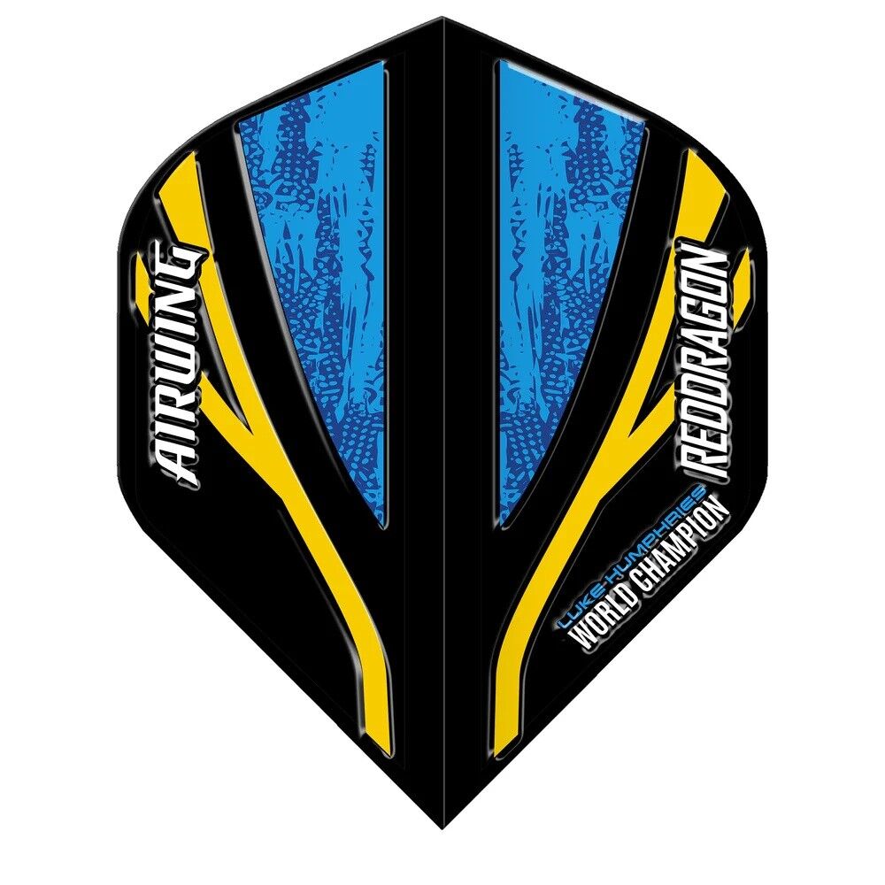 Red Dragon Airwing Moulded Luke Humphries World Champion Black&Blue Standart Dart Flight