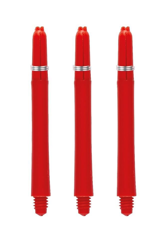 Winmau Nylon Dart Shafts with Spring Kırmızı - Extra Short