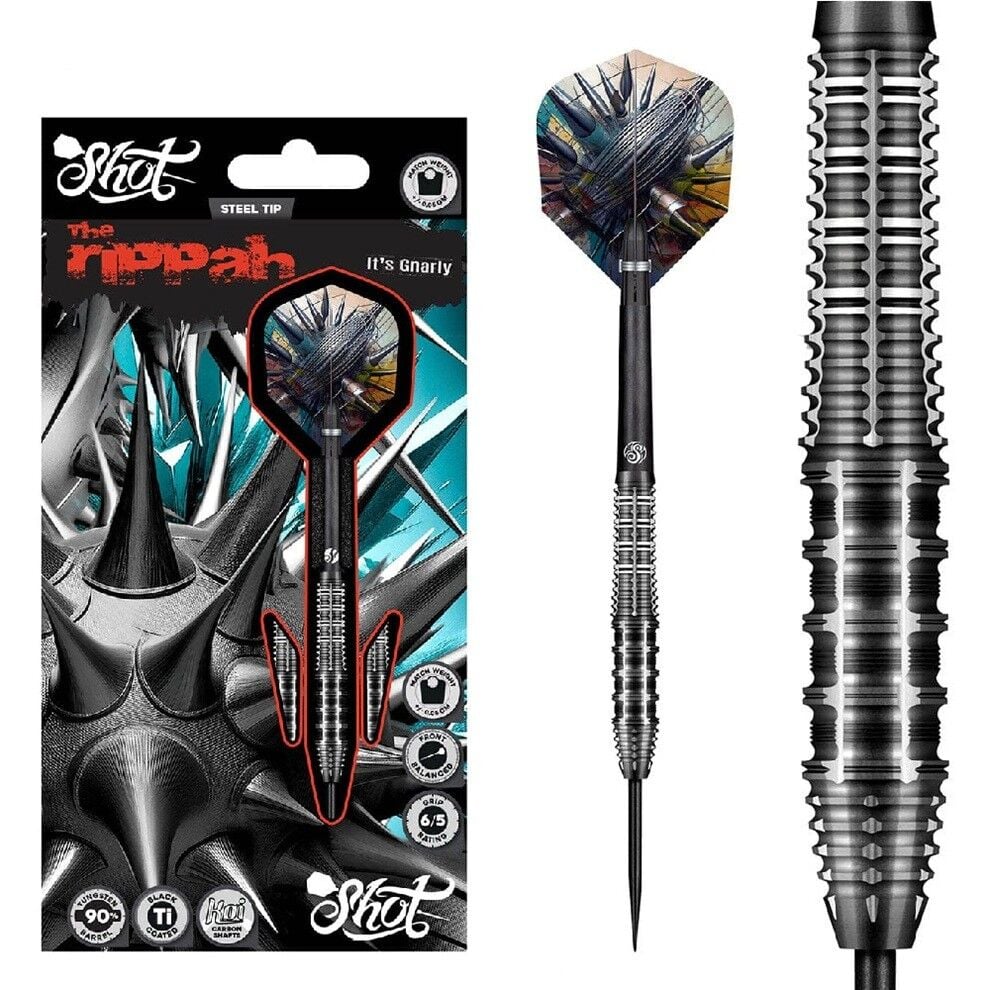 Shot Gnarly Rippah %90 Tungsten Çelik Uçlu Dart Oku