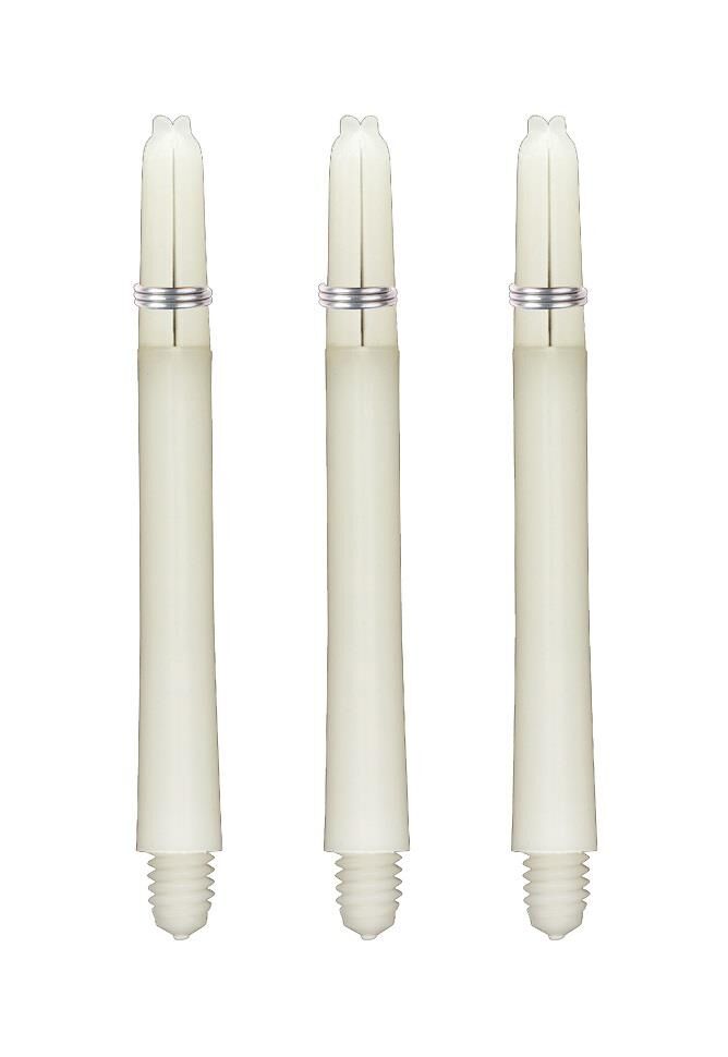 Winmau Nylon Dart Shafts with Spring Beyaz - Short