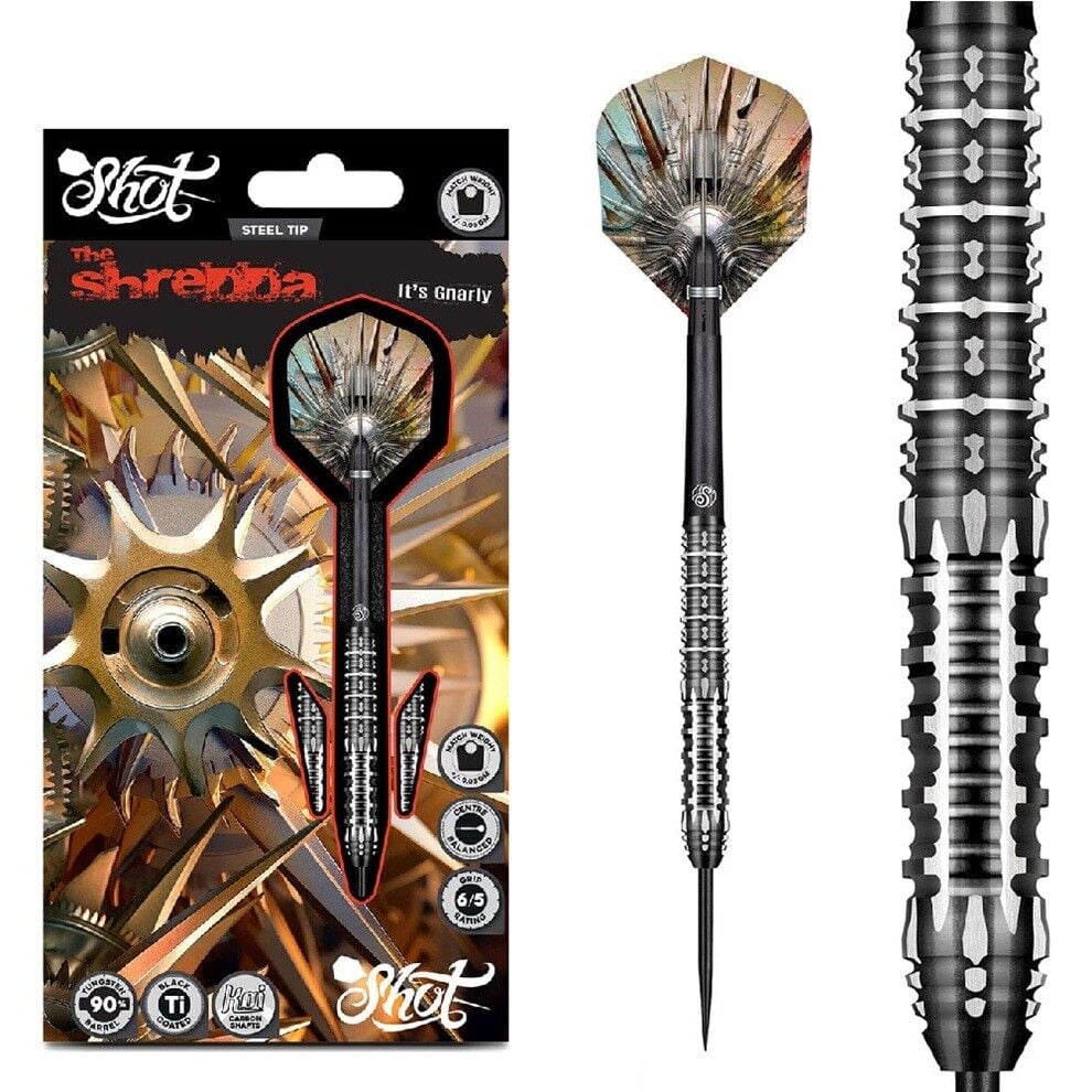 Shot Gnarly Shredda % 90 Tungsten Çelik Uçlu Dart Oku