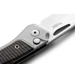 Lionsteel Twain- Gray Titanium / Green Canvas  Çakı