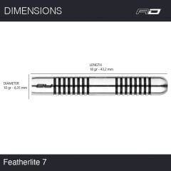 Red Dragon Featherlite 7 % 85 Tungsten Çelik Uçlu Dart Oku