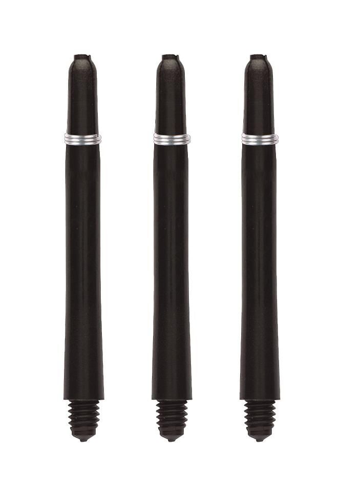 Winmau Nylon Dart Shafts with Spring Siyah - Medium