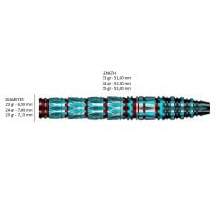 Shot Future Knights St George % 95 Tungsten Çelik Uçlu Dart Oku