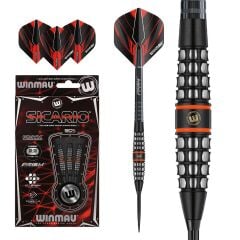 Winmau Sicario Onyx %90 Tungsten 23gr Çelik Uçlu Dart Oku