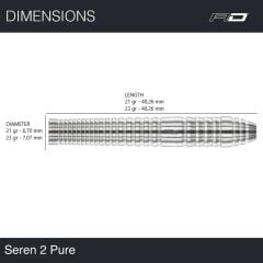 Red Dragon Seren 2 Pure % 90 Tungsten Çelik Uçlu Dart Oku