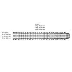 Shot Future Knights Ironsoul % 90 Tungsten Çelik Uçlu Dart Oku