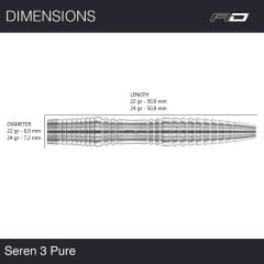 Red Dragon Seren 3 Pure % 90 Tungsten Çelik Uçlu Dart Oku