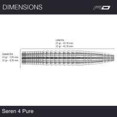 Red Dragon Seren 4 Pure % 90 Tungsten Çelik Uçlu Dart Oku