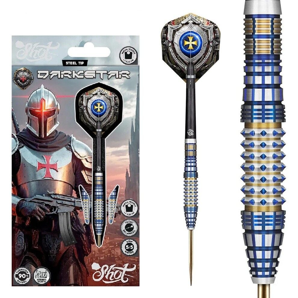 Shot Future Knights Darkstar % 90 Tungsten Çelik Uçlu Dart Oku