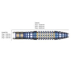 Shot Future Knights Darkstar % 90 Tungsten Çelik Uçlu Dart Oku