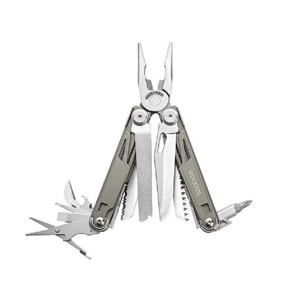 Rocktol 19 Fonksiyonlu Multitool Pense Kılıflı