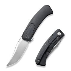 We Knife Shuddan Black Titanium Handle Satin Finished CPM 20CV Blade Çakı