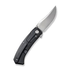 We Knife Shuddan Black Titanium Handle Satin Finished CPM 20CV Blade Çakı