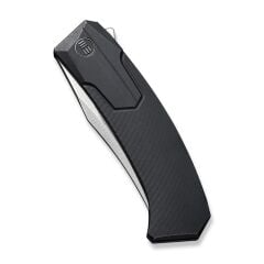 We Knife Shuddan Black Titanium Handle Satin Finished CPM 20CV Blade Çakı